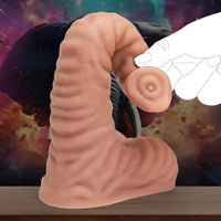 9.25in Big Silicone Soft Animal Elephant Trunk Dildo For Sex Play