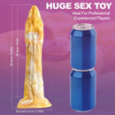 9.25in Big Thrusting Vibrating Fantasy Snake Realistic Thick Anal Dildo