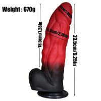 9.25in Chrysanthemum Alien Anal Dildo Adult Toy Monster Penis Prostate Dildo
