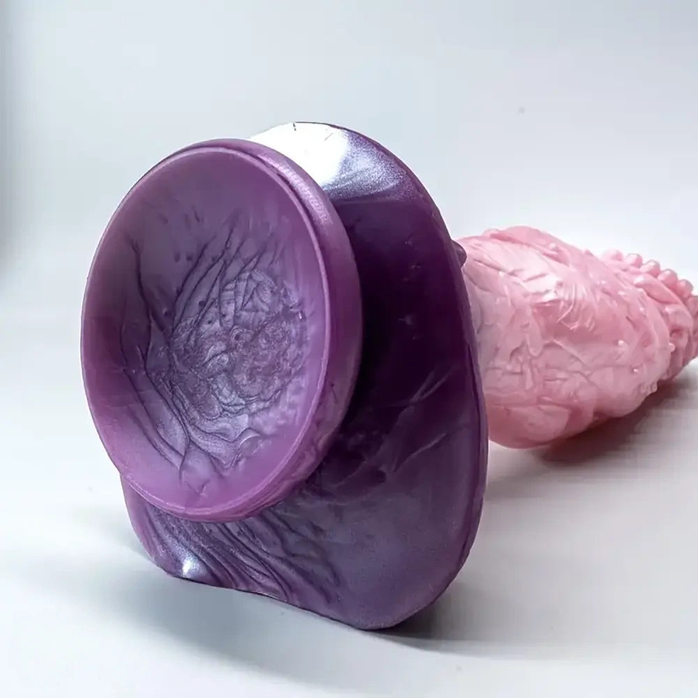 9.25in Dragon Silicone Soft Big Monster Spiked Dildo Animal Penis Toy