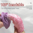 9.25in Dragon Silicone Soft Big Monster Spiked Dildo Animal Penis Toy