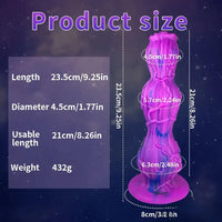 9.25in Fantasy Silicone Soft Big Dildo Women Vagina Masturbator