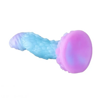 9.25in Fish Women Glowing Big Silicone Dildo With Suction Cup