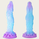 9.25in Fish Women Glowing Big Silicone Dildo With Suction Cup