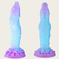 9.25in Fish Women Glowing Big Silicone Dildo With Suction Cup