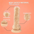 9.25in Foreskin Uncut Realistic Dildo For Vaginal Massage G-Spot