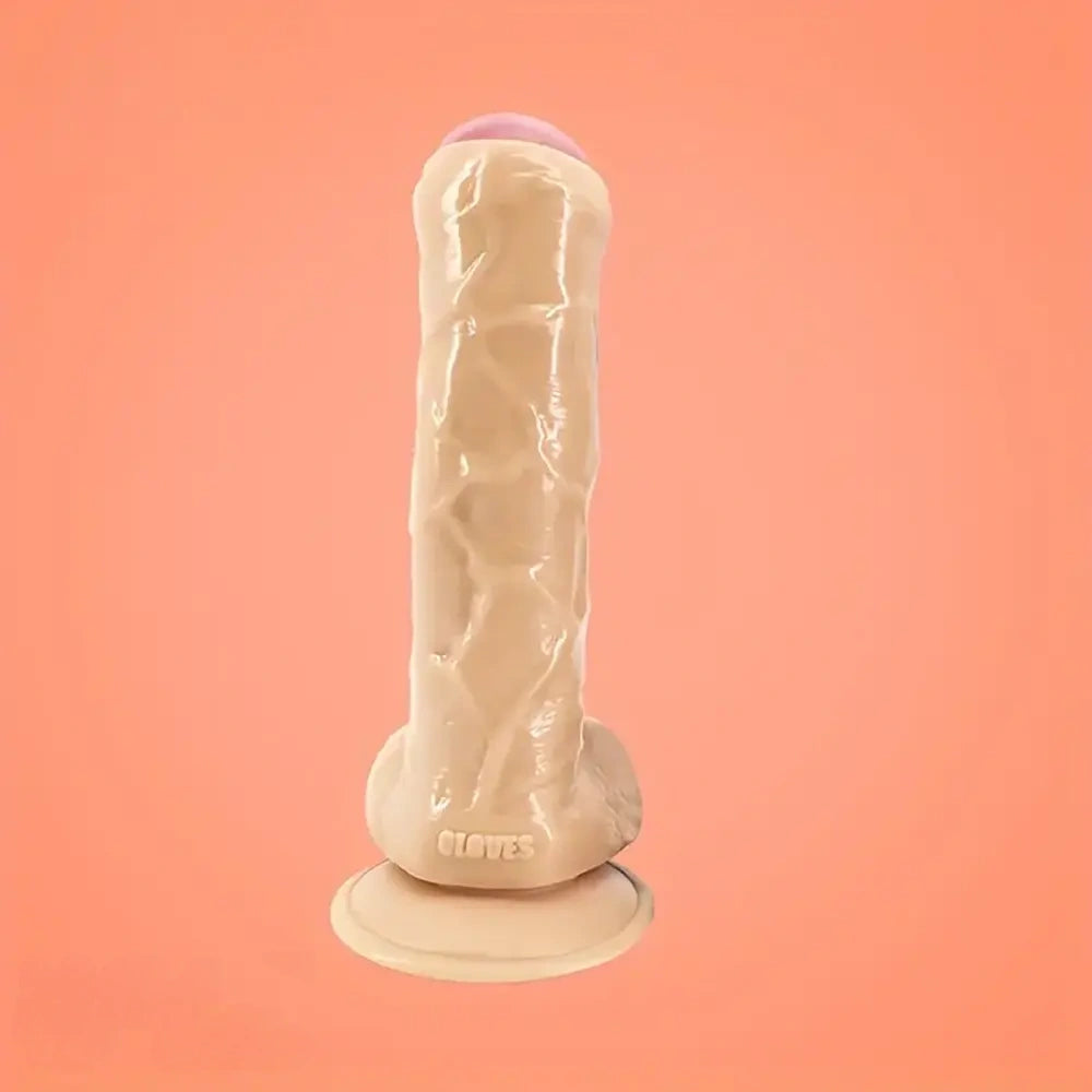 9.25in Foreskin Uncut Realistic Dildo For Vaginal Massage G-Spot