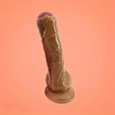 9.25in Foreskin Uncut Realistic Dildo For Vaginal Massage G-Spot