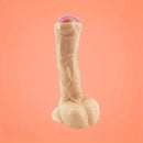9.25in Foreskin Uncut Realistic Dildo For Vaginal Massage G-Spot