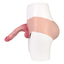 9.25in Hollow Penis Dildo Sleeve Silicone Soft Pants For Hands-Free Play