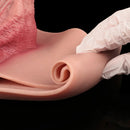 9.25in Hollow Penis Dildo Sleeve Silicone Soft Pants For Hands-Free Play