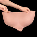 9.25in Hollow Penis Dildo Sleeve Silicone Soft Pants For Hands-Free Play