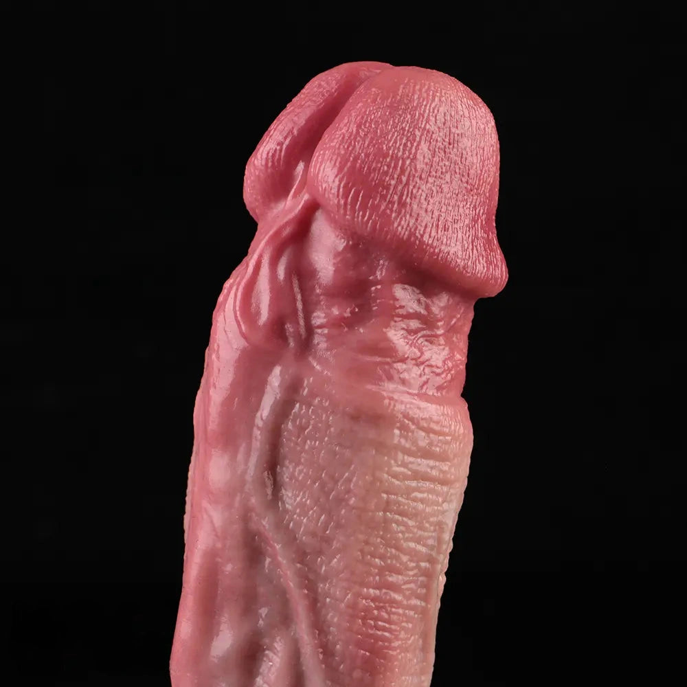 9.25in Hollow Penis Dildo Sleeve Silicone Soft Pants For Hands-Free Play