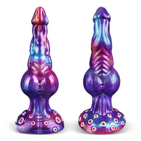 9.25in Jellyfish Seahorse Conch Coral Fantasy Creature Knot Big Dildo