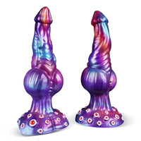 9.25in Jellyfish Seahorse Conch Coral Fantasy Creature Knot Big Dildo