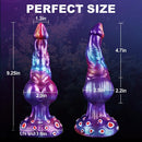 9.25in Jellyfish Seahorse Conch Coral Fantasy Creature Knot Big Dildo
