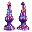 9.25in Jellyfish Seahorse Conch Coral Fantasy Creature Knot Big Dildo