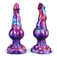 9.25in Jellyfish Seahorse Conch Coral Fantasy Creature Knot Big Dildo