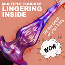 9.25in Knot Monster Silicone Dildo For G-Spot & Anal Stimulation Sex