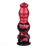 9.25in Knotted Dog Silicone Monster Creature Dildo Couple Foreplay Item