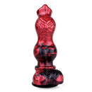 9.25in Knotted Dog Silicone Monster Creature Dildo Couple Foreplay Item