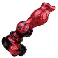 9.25in Knotted Dog Silicone Monster Creature Dildo Couple Foreplay Item