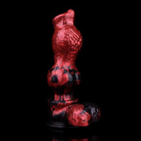 9.25in Knotted Dog Silicone Monster Creature Dildo Couple Foreplay Item