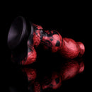 9.25in Knotted Dog Silicone Monster Creature Dildo Couple Foreplay Item