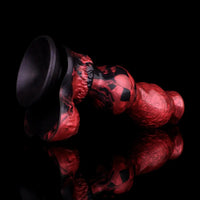 9.25in Knotted Dog Silicone Monster Creature Dildo Couple Foreplay Item