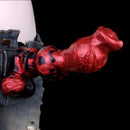 9.25in Knotted Dog Silicone Monster Creature Dildo Couple Foreplay Item