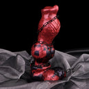 9.25in Knotted Dog Silicone Monster Creature Dildo Couple Foreplay Item