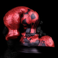 9.25in Knotted Dog Silicone Monster Creature Dildo Couple Foreplay Item