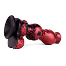 9.25in Knotted Dog Silicone Monster Creature Dildo Couple Foreplay Item