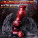 9.25in Knotted Dog Silicone Monster Creature Dildo Couple Foreplay Item