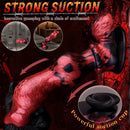 9.25in Knotted Dog Silicone Monster Creature Dildo Couple Foreplay Item