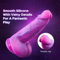 9.25in Lifelike Silicone Dildo Women Flexible Shaft For Comfortable Play