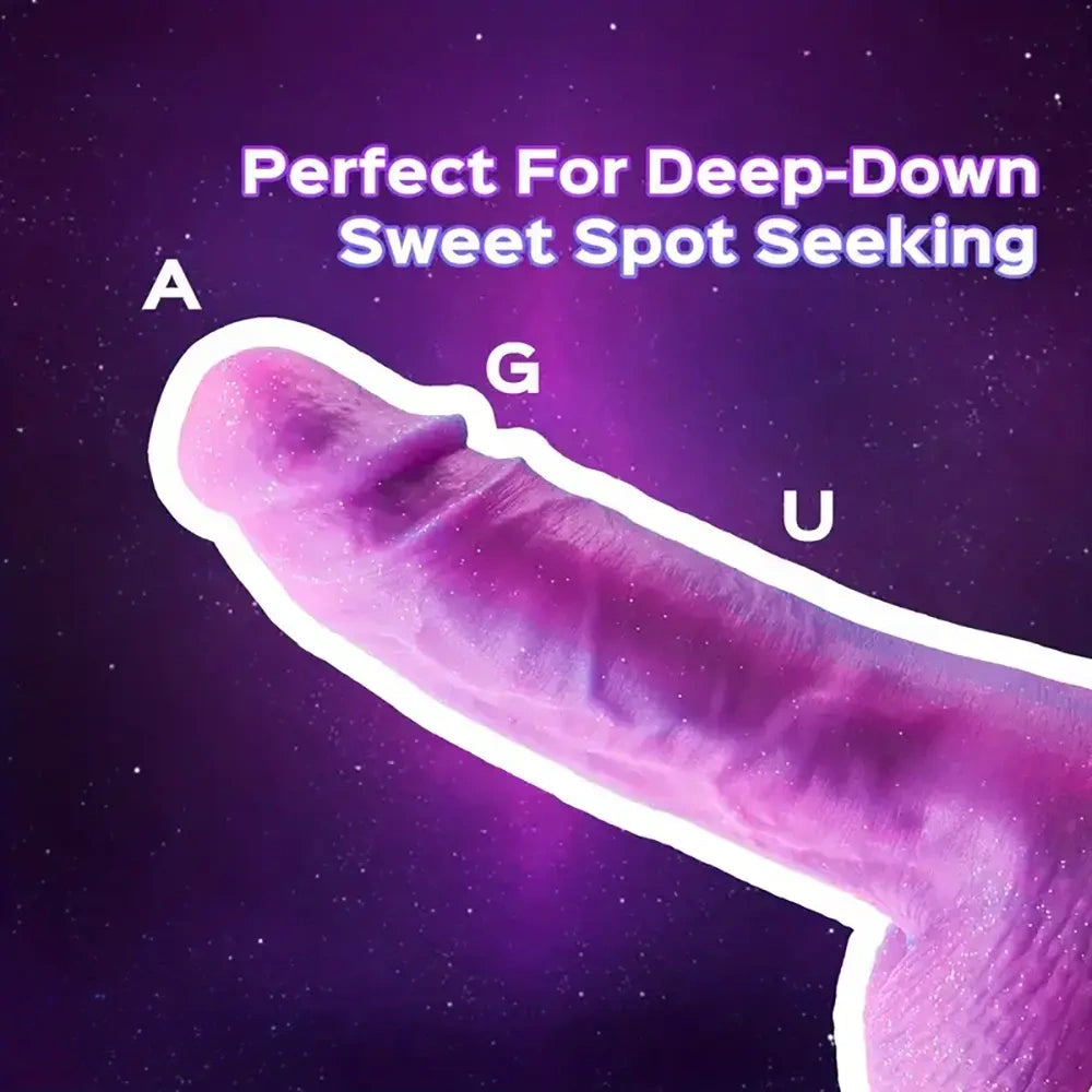 9.25in Lifelike Silicone Dildo Women Flexible Shaft For Comfortable Play