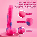 9.25in Lifelike Silicone Dildo Women Flexible Shaft For Comfortable Play