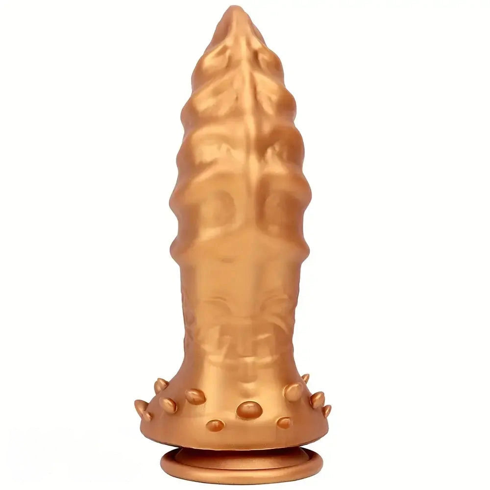 9.25in Liquid Silicone Anal Butt Plug Sex Toy Ultral Soft Anal Thick Dildo