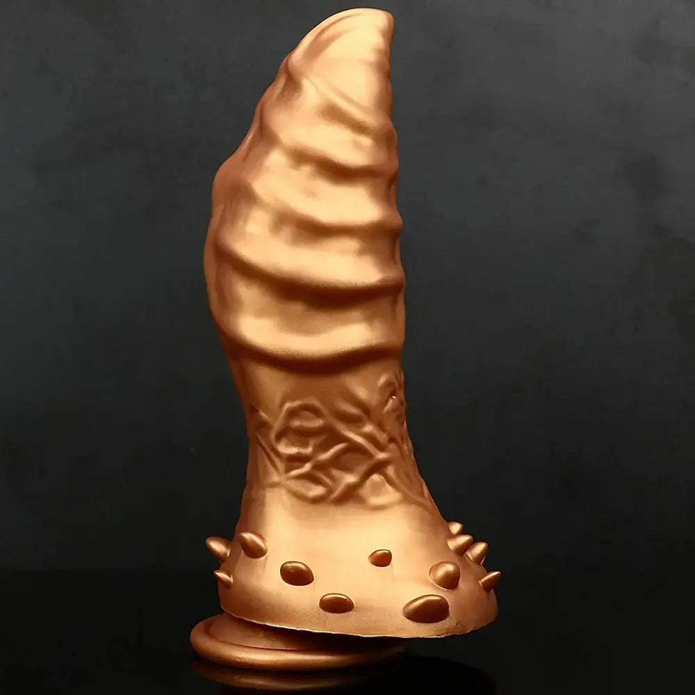 9.25in Liquid Silicone Anal Butt Plug Sex Toy Ultral Soft Anal Thick Dildo