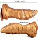 9.25in Liquid Silicone Anal Butt Plug Sex Toy Ultral Soft Anal Thick Dildo