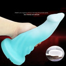 9.25in Luminous Soft Silicone Big Dildo For Anal Female G spot Sex Love