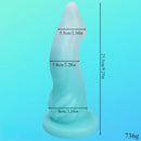 9.25in Luminous Soft Silicone Big Dildo For Anal Female G spot Sex Love