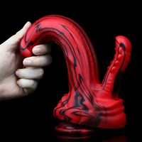 9.25in Monster Fantasy Silicone Dildo Sex Toy For Hands-Free Riding