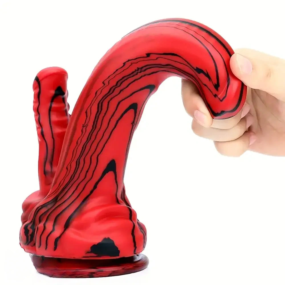 9.25in Monster Fantasy Silicone Dildo Sex Toy For Hands-Free Riding