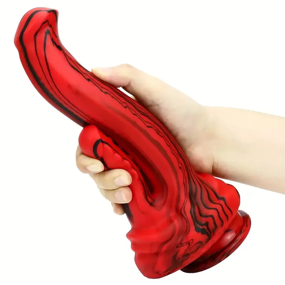 9.25in Monster Fantasy Silicone Dildo Sex Toy For Hands-Free Riding