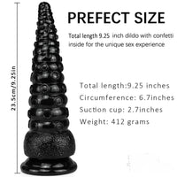 9.25in Octopus Tentacle Penis Dildo For Anal Expansion Sex Toy