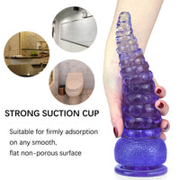 9.25in Octopus Tentacle Penis Dildo For Anal Expansion Sex Toy