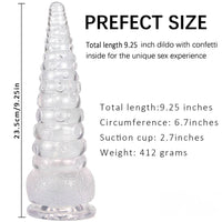 9.25in Octopus Tentacle Penis Dildo For Anal Expansion Sex Toy