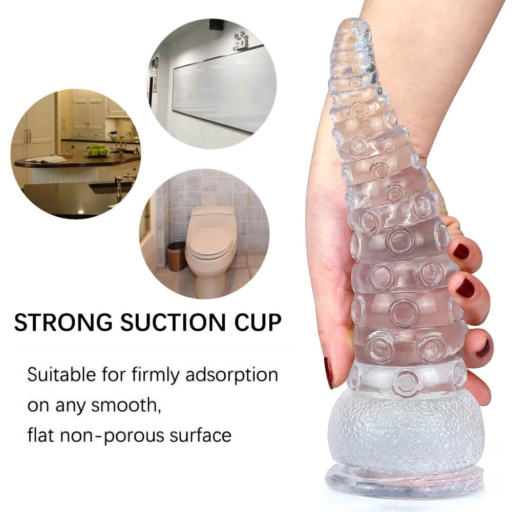 9.25in Octopus Tentacle Penis Dildo For Anal Expansion Sex Toy